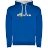 Royal blue / white
