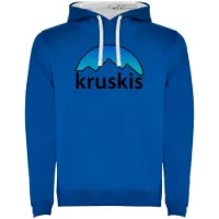 Kruskis Mountain Silhouette Two-colour Kapuzenpullover Kruskis Mountain Silhouette Two-colour Kapuzenpullover