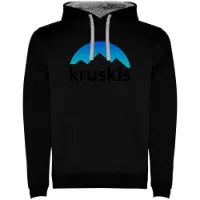 Kruskis Mountain Silhouette Two-colour Kapuzenpullover Kruskis Mountain Silhouette Two-colour Kapuzenpullover