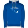 Royal blue / white