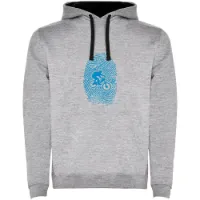 Kruskis Mtb Fingerprint Two-colour Kapuzenpullover