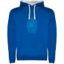 Royal blue / white