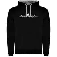 Kruskis Mtb Heartbeat Two-colour Kapuzenpullover