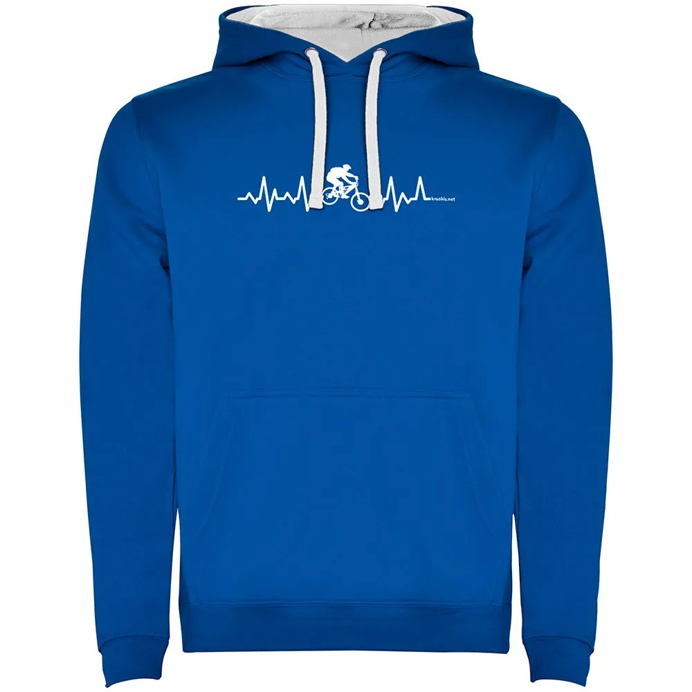 Kruskis Mtb Heartbeat Two-colour Kapuzenpullover