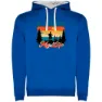 Royal blue / white
