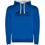 Royal blue / white