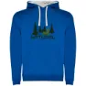 Royal blue / white
