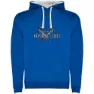 Royal blue / white