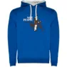 Royal blue / white