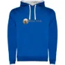 Royal blue / white