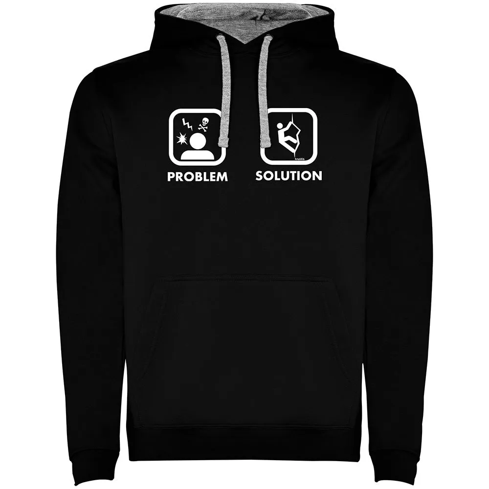 Kruskis Problem Solution Climb Two-colour Kapuzenpullover Kruskis Problem Solution Climb Two-colour Kapuzenpullover