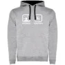 Heather grey / black