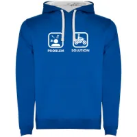 Kruskis Problem Solution Ride Two-colour Kapuzenpullover Kruskis Problem Solution Ride Two-colour Kapuzenpullover