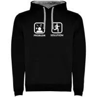 Kruskis Problem Solution Run Two-colour Kapuzenpullover male