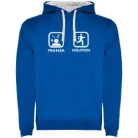 Kruskis Problem Solution Run Two-colour Kapuzenpullover male