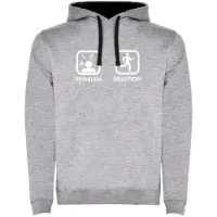 Kruskis Problem Solution Run Two-colour Kapuzenpullover male