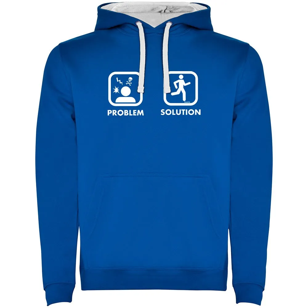 Kruskis Problem Solution Run Two-colour Kapuzenpullover male