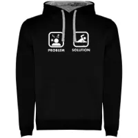 Kruskis Problem Solution Swim Two-colour Kapuzenpullover Kruskis Problem Solution Swim Two-colour Kapuzenpullover
