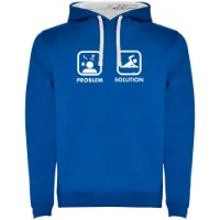 Kruskis Problem Solution Swim Two-colour Kapuzenpullover Kruskis Problem Solution Swim Two-colour Kapuzenpullover