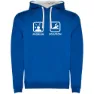 Royal blue / white