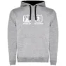 Heather grey / black