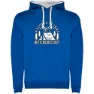 Royal blue / white