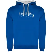 Kruskis Runner Dna Two-colour Kapuzenpullover male