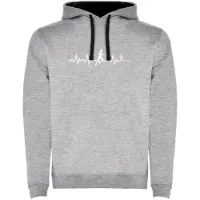 Kruskis Runner Heartbeat Two-colour Kapuzenpullover male Kruskis Runner Heartbeat Two-colour Kapuzenpullover male