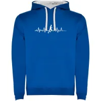 Kruskis Runner Heartbeat Two-colour Kapuzenpullover male Kruskis Runner Heartbeat Two-colour Kapuzenpullover male