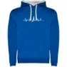 Royal blue / white