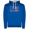 Royal blue / white