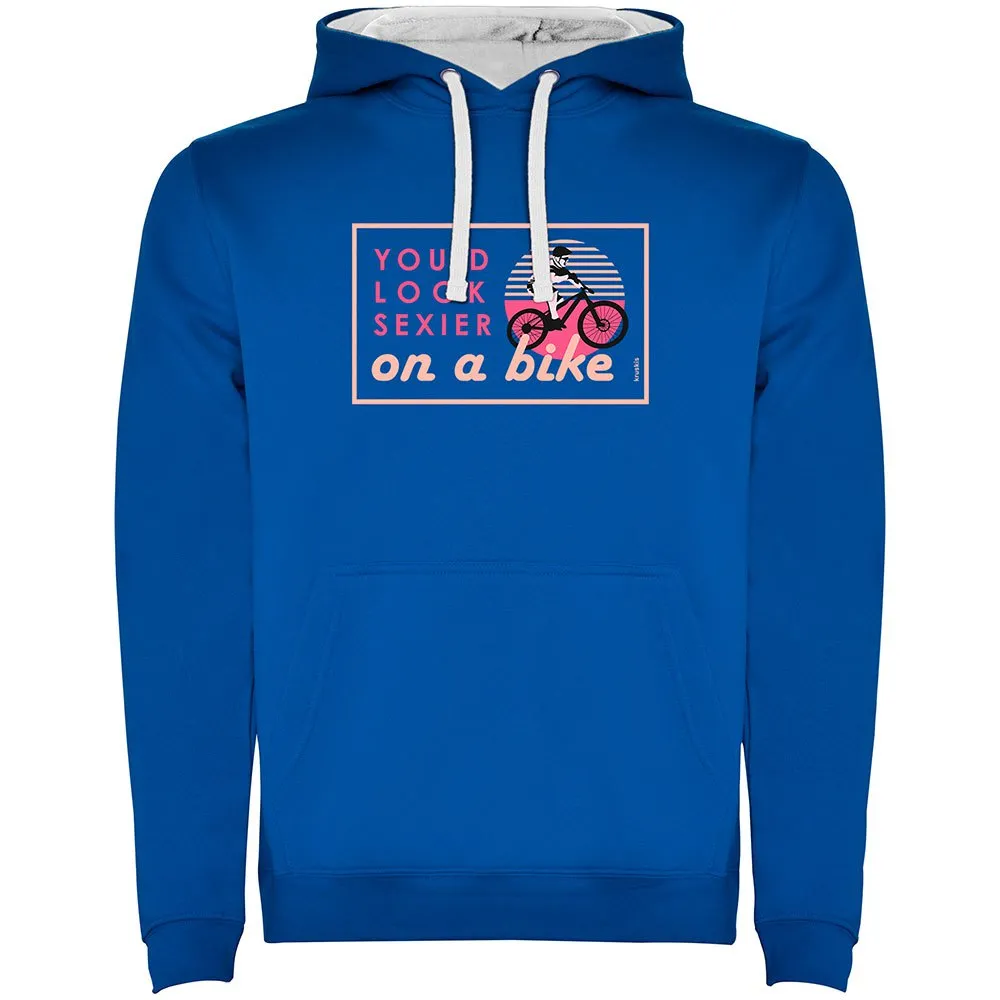 Kruskis Sexier On A Bike Two-colour Kapuzenpullover Kruskis Sexier On A Bike Two-colour Kapuzenpullover