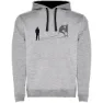 Heather grey / black