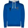 Royal blue / white