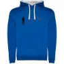 Royal blue / white