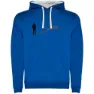 Royal blue / white