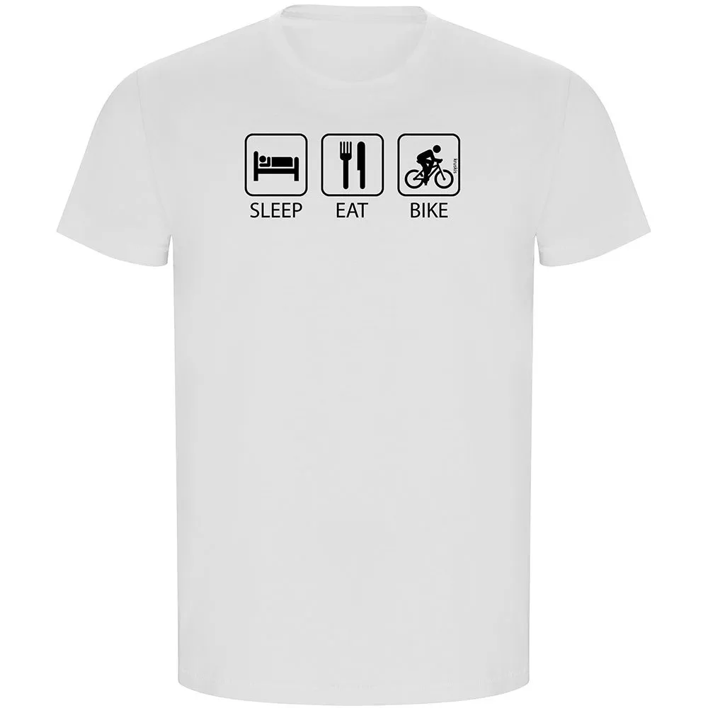 Kruskis Sleep Eat And Bike Eco Kurzarm-t-shirt Kruskis Sleep Eat And Bike Eco Kurzarm-t-shirt