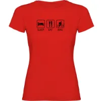 Kruskis Sleep Eat And Bike Kurzarm-t-shirt Kruskis Sleep Eat And Bike Kurzarm-t-shirt