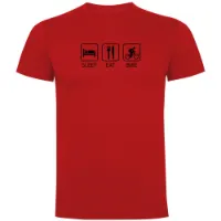Kruskis Sleep Eat And Bike Kurzarm-t-shirt Kruskis Sleep Eat And Bike Kurzarm-t-shirt