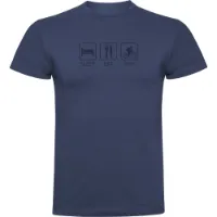 Kruskis Sleep Eat And Bike Kurzarm-t-shirt Kruskis Sleep Eat And Bike Kurzarm-t-shirt