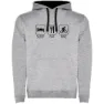 Heather grey / black