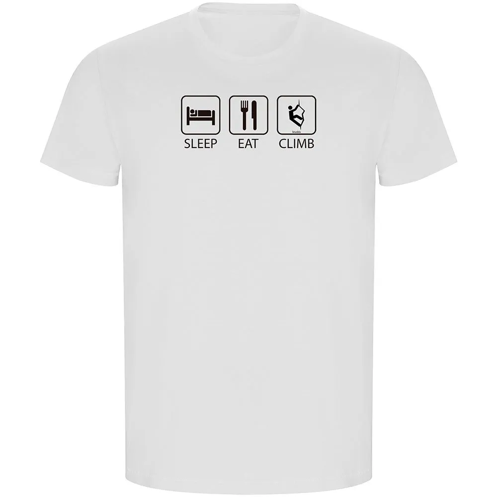 Kruskis Sleep Eat And Climb Eco Kurzarm-t-shirt