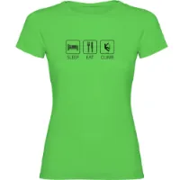Kruskis Sleep Eat And Climb Kurzarm-t-shirt Kruskis Sleep Eat And Climb Kurzarm-t-shirt