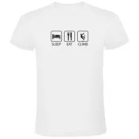 Kruskis Sleep Eat And Climb Kurzarm-t-shirt Kruskis Sleep Eat And Climb Kurzarm-t-shirt