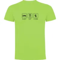 Kruskis Sleep Eat And Climb Kurzarm-t-shirt Kruskis Sleep Eat And Climb Kurzarm-t-shirt