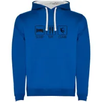 Kruskis Sleep Eat And Climb Two-colour Kapuzenpullover Kruskis Sleep Eat And Climb Two-colour Kapuzenpullover