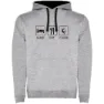 Heather grey / black