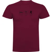 Kruskis Sleep Eat And Run Kurzarm-t-shirt male