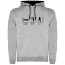 Heather grey / black