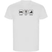 Kruskis Sleep Eat And Swim Eco Kurzarm-t-shirt male Kruskis Sleep Eat And Swim Eco Kurzarm-t-shirt male